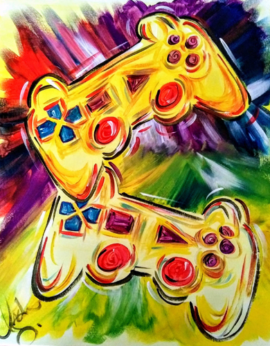 Take Control Video Game Art | indiaSheana